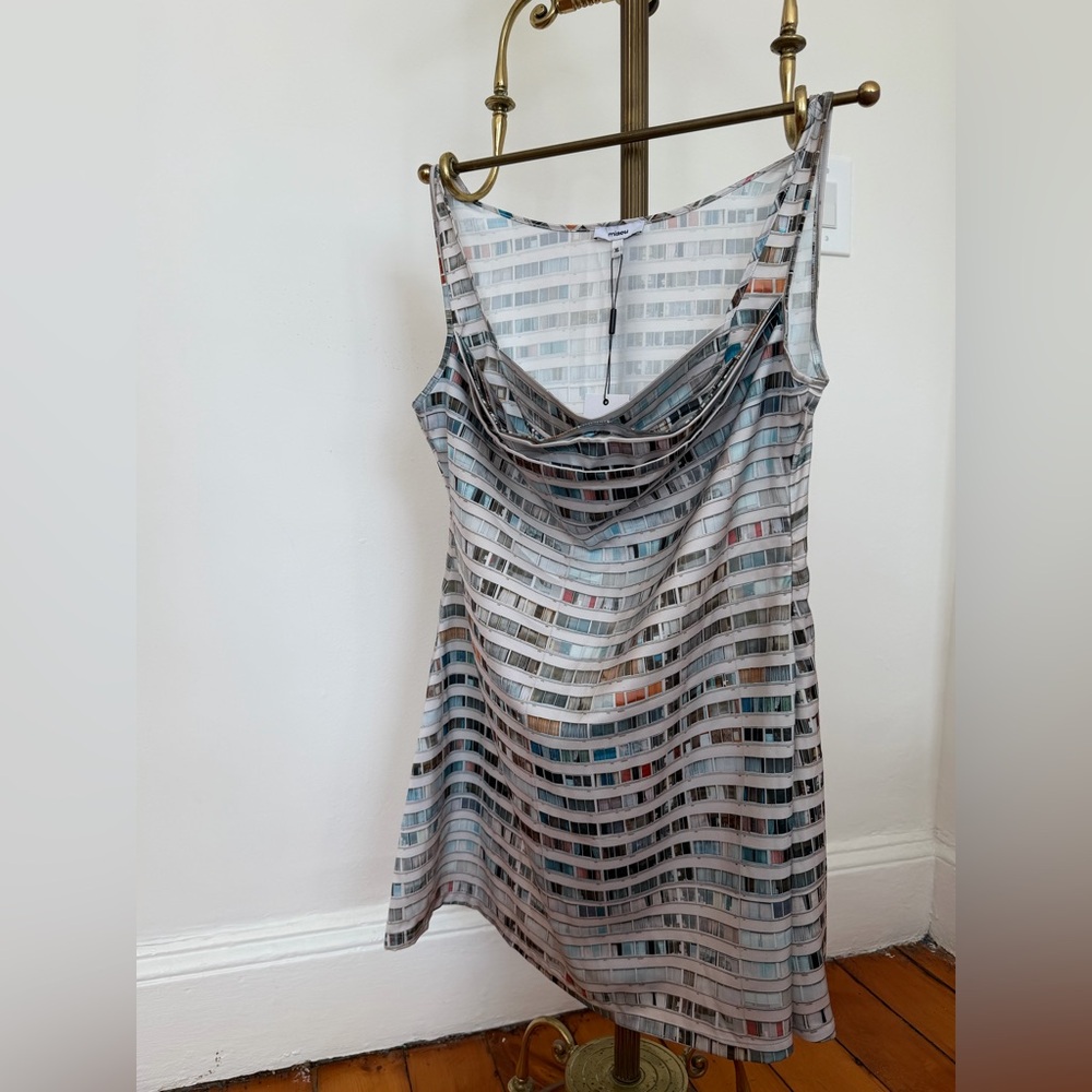 Miaou Multicolor Striped Mini Dress
